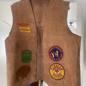 Vintage leather vest